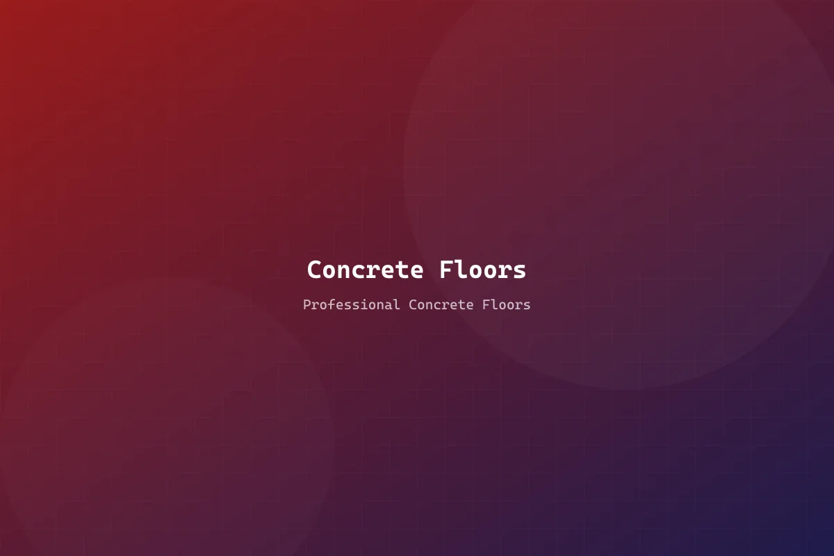 Concrete Floors